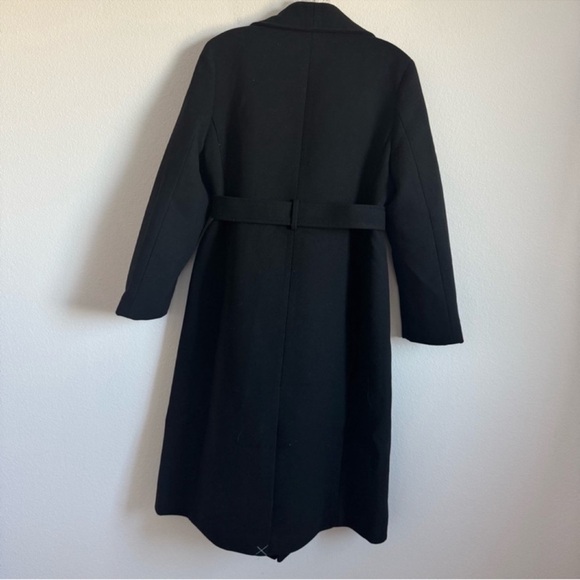 J. Crew Factory Belted Wool-Blend Coat in Black Size: 4P, NWT - Picture 11 of 11